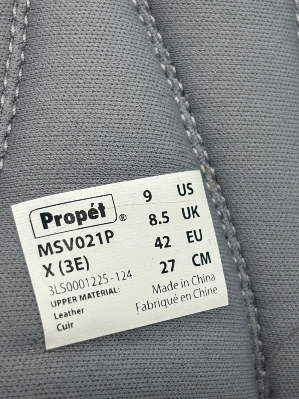 Propet Men's Gray Adjustable Slide Sandals